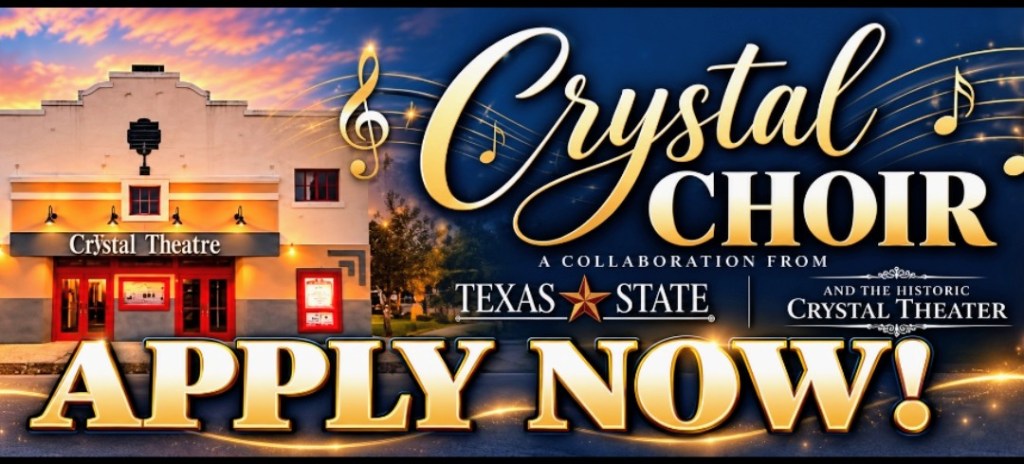 Crystal Choir Holiday Program Banner